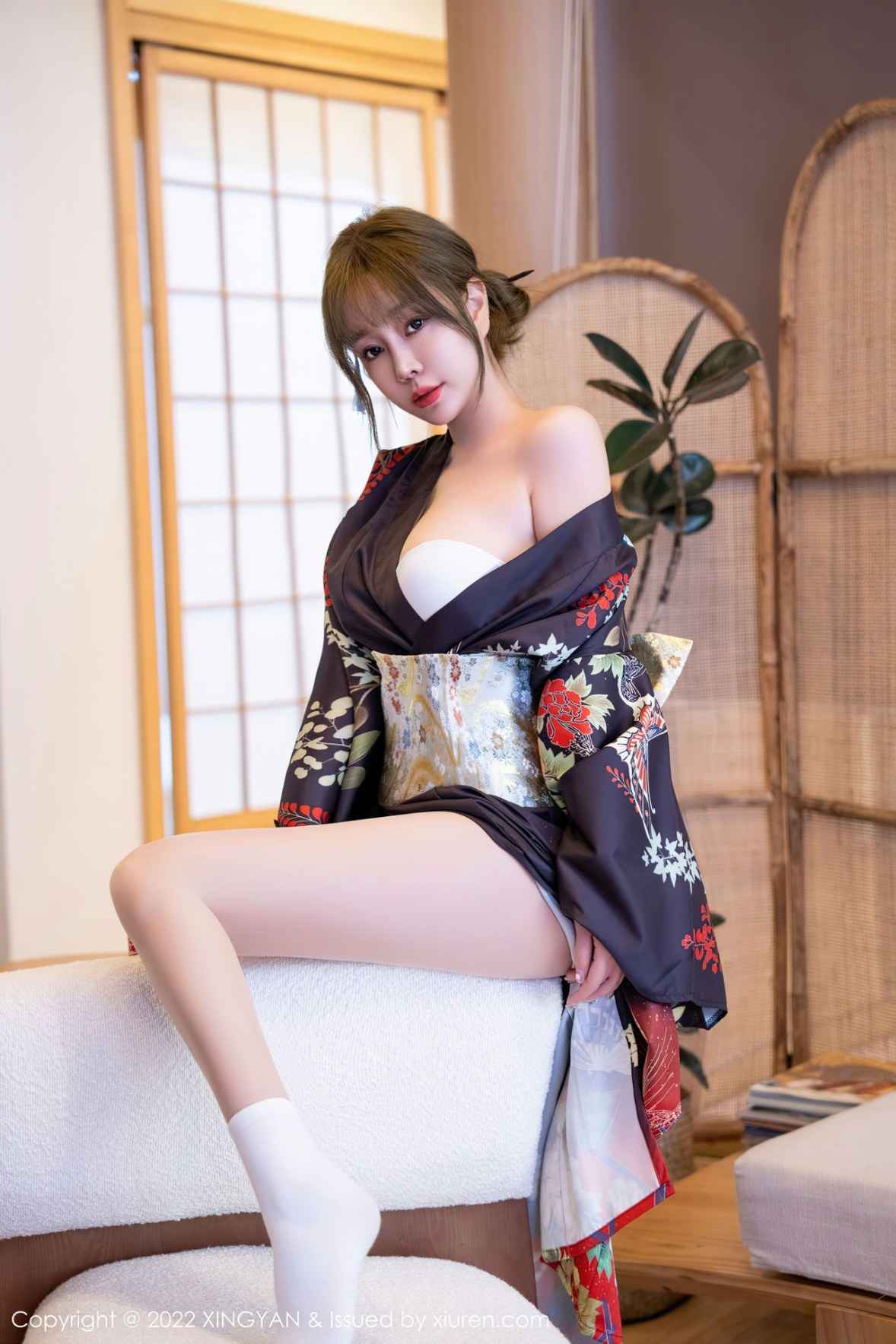 XINGYAN 星颜社 Vol.154 王雨纯 深色日式和服性感写真33 - 3